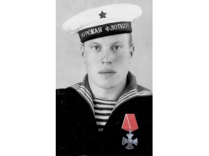 Николай Сметанников - фотоколлаж Ордена Мужества сделан односельчанами